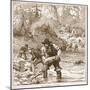 Gold Washing in California, from a Book Pub. 1896-American School-Mounted Giclee Print