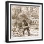 Gold Washing in California, from a Book Pub. 1896-American School-Framed Giclee Print