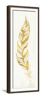 Gold Water Feather I-null-Framed Premium Giclee Print