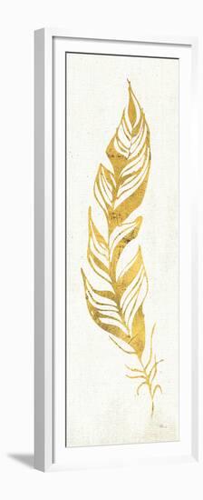 Gold Water Feather I-null-Framed Premium Giclee Print