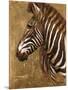 Gold Zebra-Patricia Pinto-Mounted Art Print