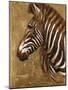 Gold Zebra-Patricia Pinto-Mounted Art Print