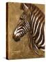 Gold Zebra-Patricia Pinto-Stretched Canvas