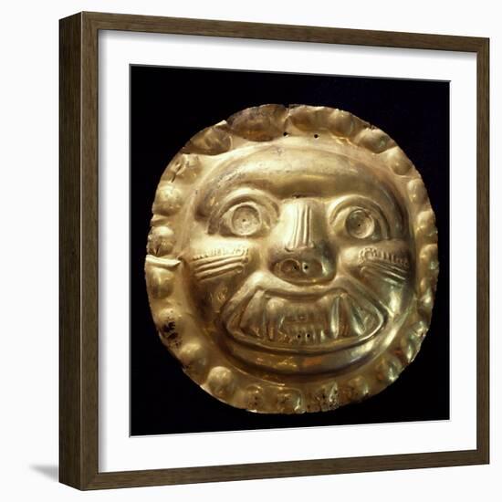 Gold Zoomorphic Breastplate Originating from La Tolita-null-Framed Giclee Print