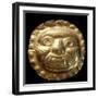 Gold Zoomorphic Breastplate Originating from La Tolita-null-Framed Giclee Print