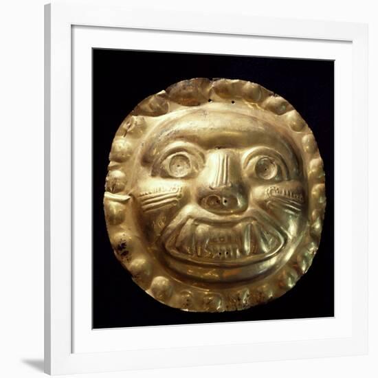 Gold Zoomorphic Breastplate Originating from La Tolita-null-Framed Giclee Print