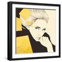 Gold-Manuel Rebollo-Framed Art Print