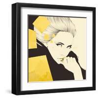 Gold-Manuel Rebollo-Framed Art Print