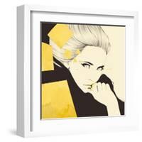 Gold-Manuel Rebollo-Framed Art Print