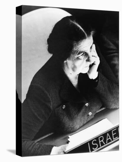Golda Meir, Israel's Foreign Minister-null-Stretched Canvas