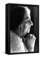 Golda Meir, Israeli Prime Minister, Was Elected on March 17, 1969-null-Framed Stretched Canvas