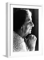 Golda Meir, Israeli Prime Minister, Was Elected on March 17, 1969-null-Framed Premium Photographic Print