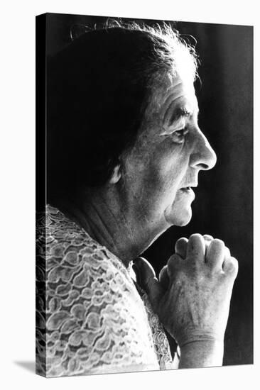 Golda Meir, Israeli Prime Minister, Was Elected on March 17, 1969-null-Stretched Canvas