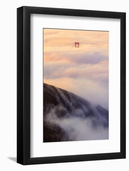 Goldan Gate Creamsicle, San Francisco, California Bay Fog-Vincent James-Framed Photographic Print