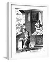 Goldbeater, 16th Century-Jost Amman-Framed Giclee Print