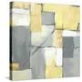 Golden Abstract I-Eva Watts-Stretched Canvas