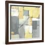 Golden Abstract I-Eva Watts-Framed Art Print