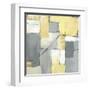 Golden Abstract I-Eva Watts-Framed Art Print