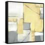 Golden Abstract II-Eva Watts-Framed Stretched Canvas