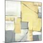 Golden Abstract II-Eva Watts-Mounted Art Print