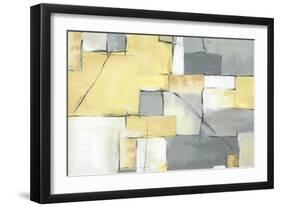 Golden Abstract III-Eva Watts-Framed Art Print