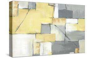 Golden Abstract III-Eva Watts-Stretched Canvas