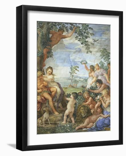 Golden Age, Detail from Four Ages of Man, 1637-1641-Pietro da Cortona-Framed Giclee Print