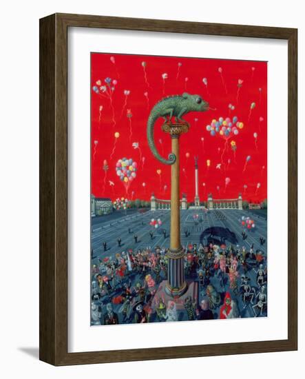 Golden Age or the Dance of Death at the Millennium's End 1996-Tamas Galambos-Framed Giclee Print