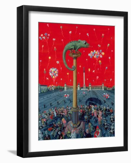 Golden Age or the Dance of Death at the Millennium's End 1996-Tamas Galambos-Framed Giclee Print