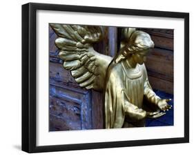 Golden Angel at Doors-Winfred Evers-Framed Photographic Print