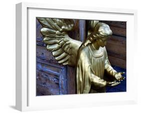 Golden Angel at Doors-Winfred Evers-Framed Photographic Print