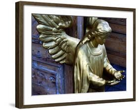 Golden Angel at Doors-Winfred Evers-Framed Photographic Print