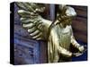 Golden Angel at Doors-Winfred Evers-Stretched Canvas