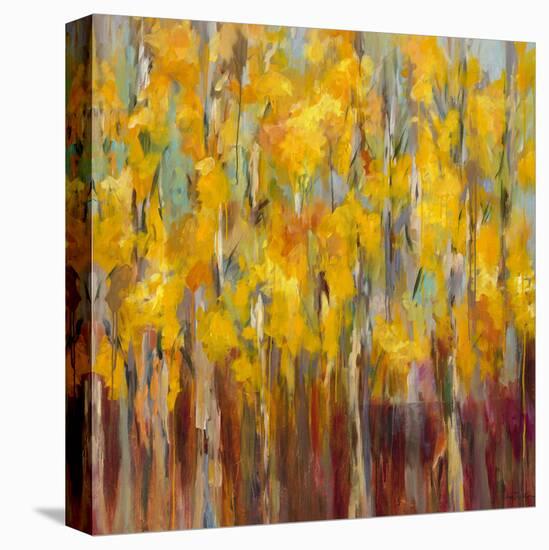 Golden Angels in the Aspens-Amy Dixon-Stretched Canvas