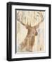 Golden Antlers I Neutral Grey-Albena Hristova-Framed Premium Giclee Print