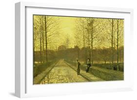 Golden Autumn, 1883-John Atkinson Grimshaw-Framed Giclee Print