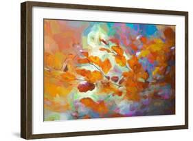 Golden Autumn, 2018,-Helen White-Framed Giclee Print