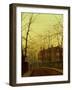 Golden Autumn by John Atkinson Grimshaw-John Atkinson Grimshaw-Framed Giclee Print