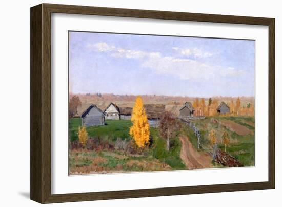 Golden Autumn. Slobodka-Isaak Ilyich Levitan-Framed Giclee Print