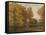 Golden Autumn-Sir Alfred East-Framed Stretched Canvas