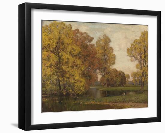 Golden Autumn-Sir Alfred East-Framed Giclee Print