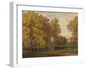 Golden Autumn-Sir Alfred East-Framed Giclee Print