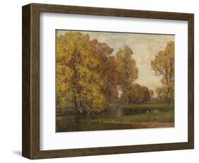 Golden Autumn-Sir Alfred East-Framed Giclee Print