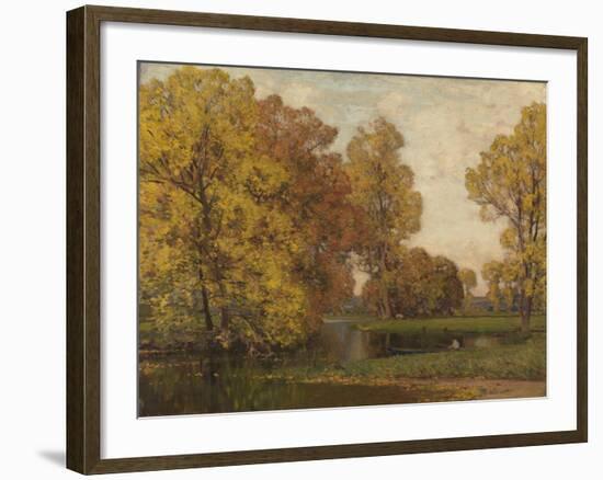 Golden Autumn-Sir Alfred East-Framed Giclee Print