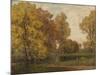 Golden Autumn-Sir Alfred East-Mounted Giclee Print