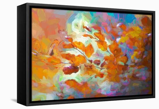 Golden Autumn-Helen White-Framed Stretched Canvas