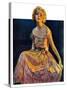 "Golden Ball Gown,"October 23, 1926-Bradshaw Crandall-Stretched Canvas