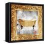 Golden Bath Kiss Mate-OnRei-Framed Stretched Canvas