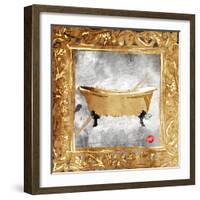 Golden Bath Kiss Mate-OnRei-Framed Art Print