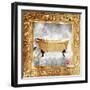 Golden Bath Kiss Mate-OnRei-Framed Art Print